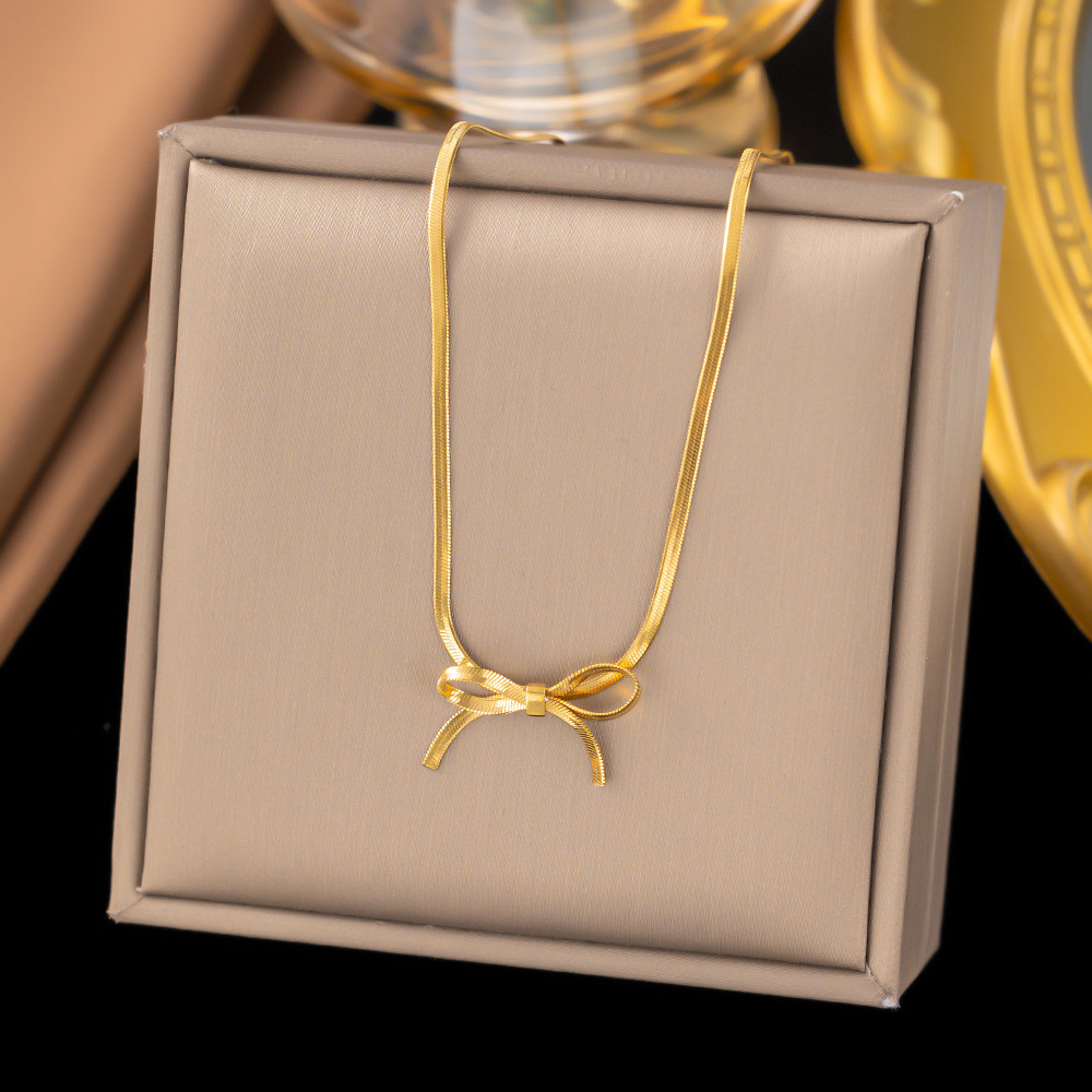 Bow Necklace for Women