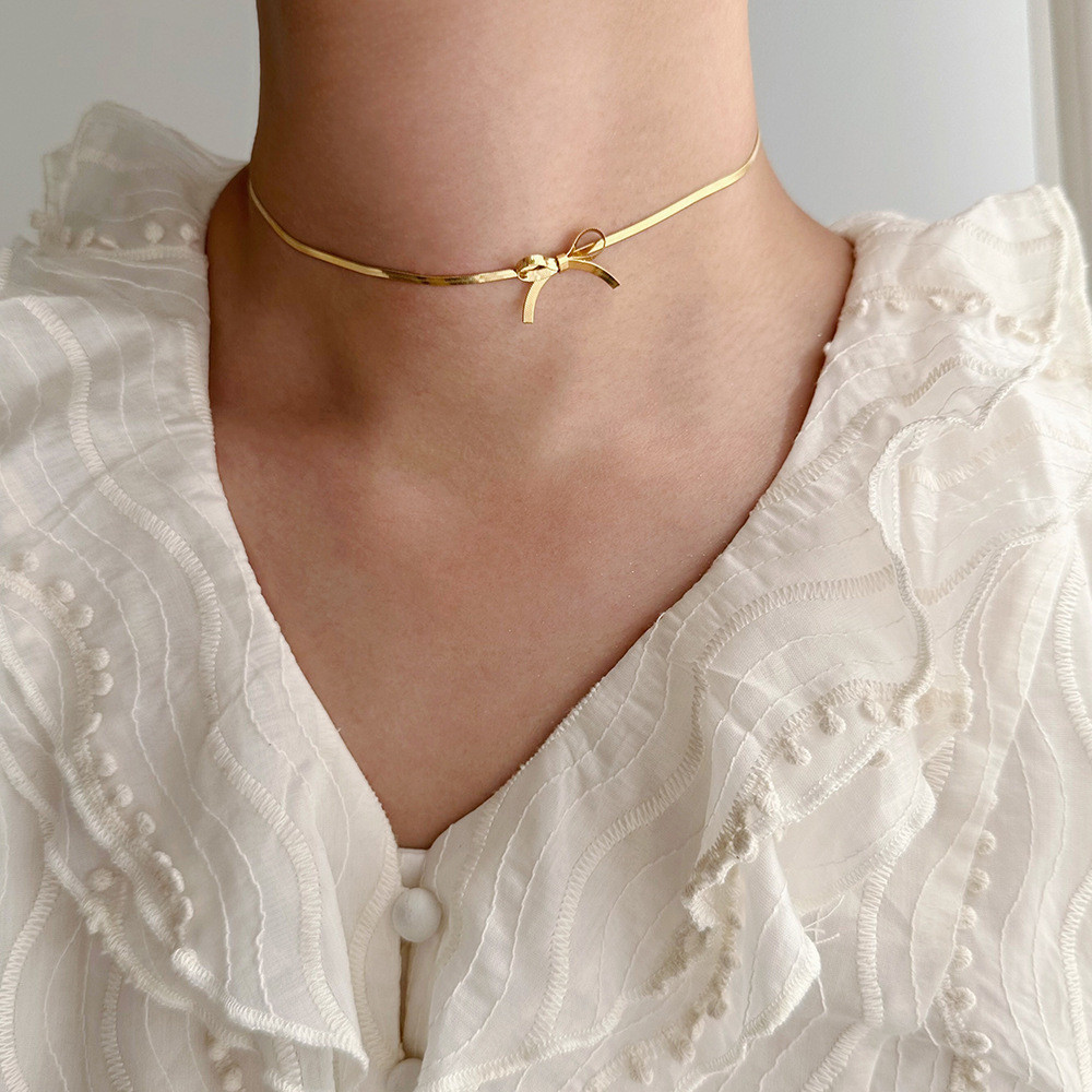 Bow Necklace for Women