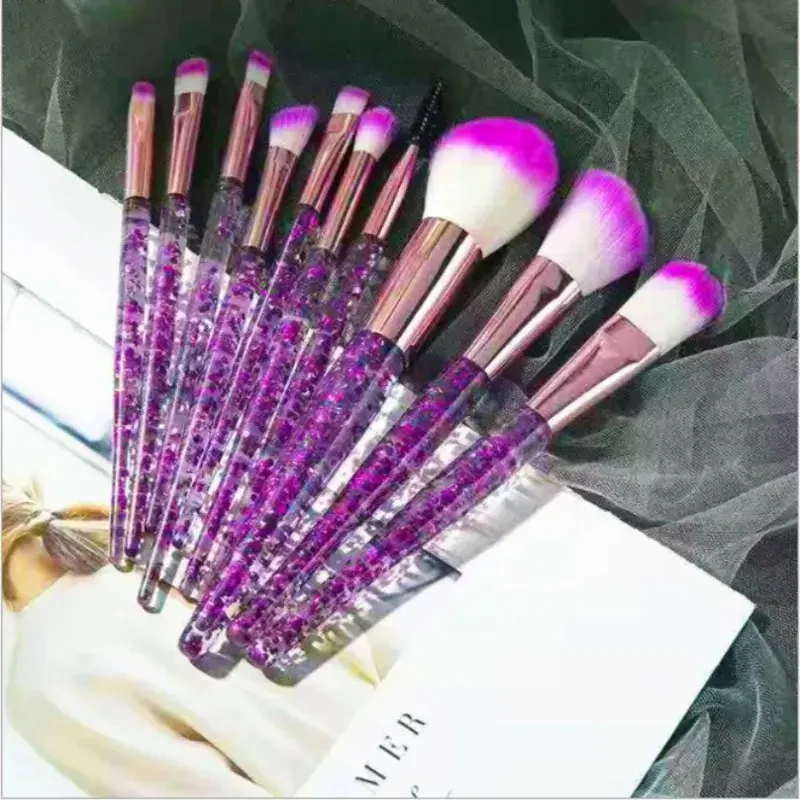 10 Pcs Soft Makeup Brush Set