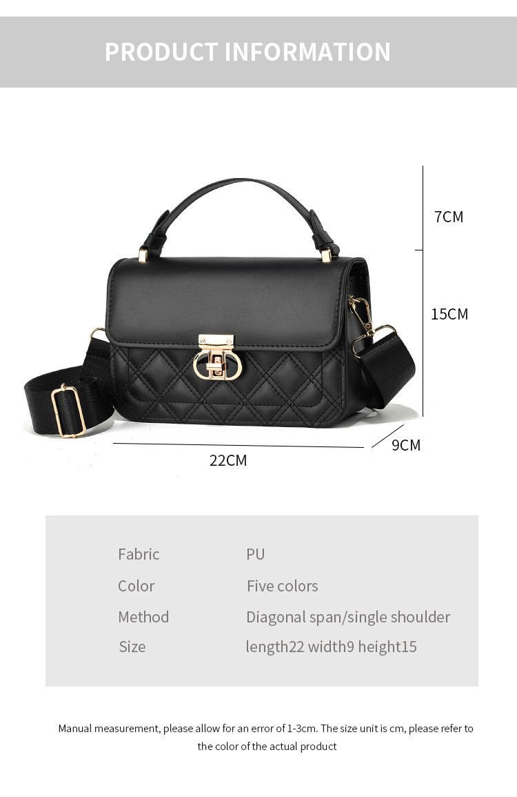 LuxeQuilt Diamond Shoulder Bag