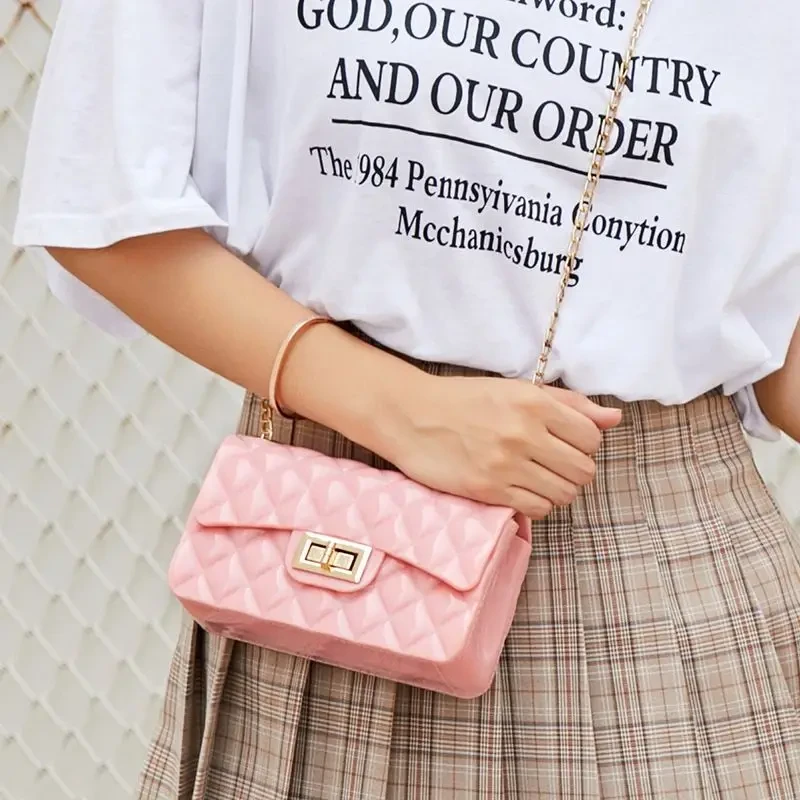 CrystalCharm Jelly Chain Bag