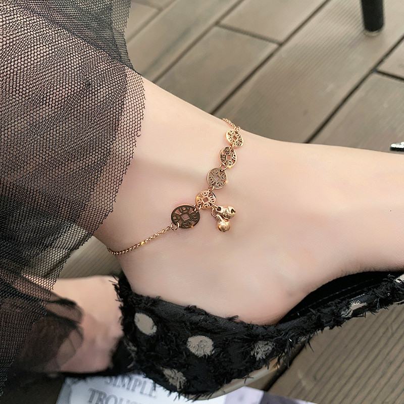 Starfish Shell Charm Anklet